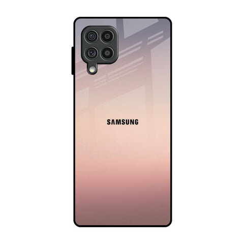 Golden Mauve Samsung Galaxy F62 Glass Back Cover Online