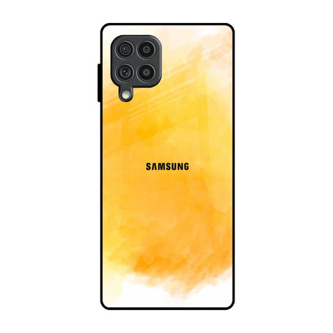Rustic Orange Samsung Galaxy F62 Glass Back Cover Online