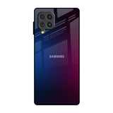 Mix Gradient Shade Samsung Galaxy F62 Glass Back Cover Online