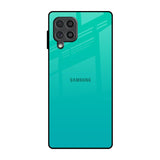 Cuba Blue Samsung Galaxy F62 Glass Back Cover Online