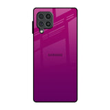 Magenta Gradient Samsung Galaxy F62 Glass Back Cover Online