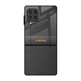 Grey Metallic Glass Samsung Galaxy F62 Glass Back Cover Online