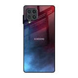 Smokey Watercolor Samsung Galaxy F62 Glass Back Cover Online