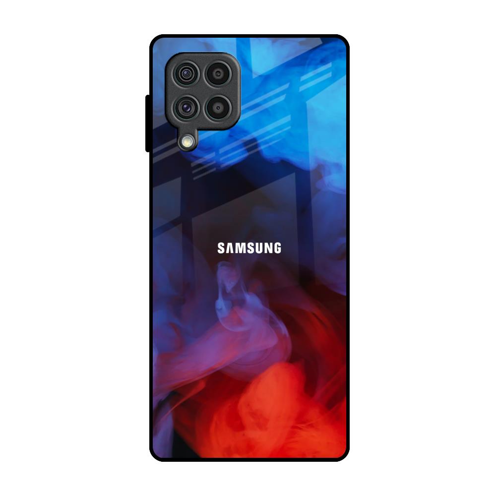 Dim Smoke Samsung Galaxy F62 Glass Back Cover Online