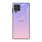 Lavender Gradient Samsung Galaxy F62 Glass Back Cover Online