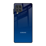 Very Blue Samsung Galaxy F62 Glass Back Cover Online