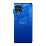 Egyptian Blue Samsung Galaxy F62 Glass Back Cover Online