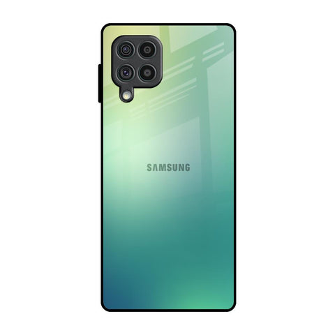 Dusty Green Samsung Galaxy F62 Glass Back Cover Online
