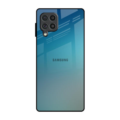 Sea Theme Gradient Samsung Galaxy F62 Glass Back Cover Online