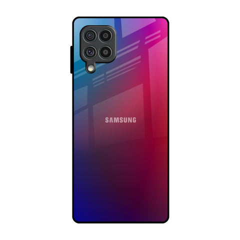 Magical Color Shade Samsung Galaxy F62 Glass Back Cover Online