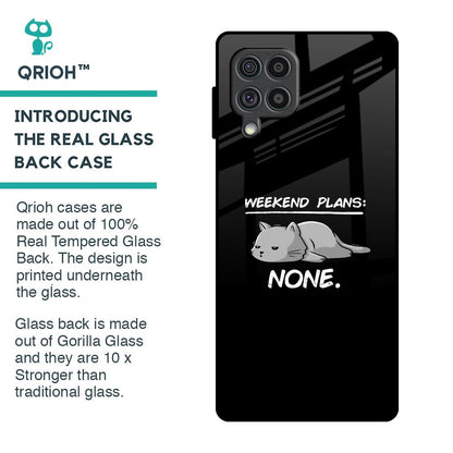 Weekend Plans Glass Case for Samsung Galaxy F62