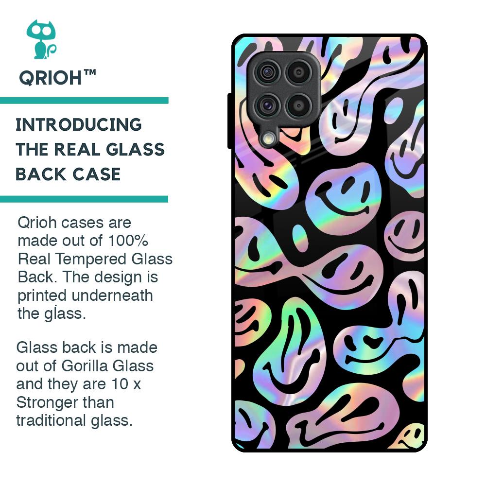 Acid Smile Glass Case for Samsung Galaxy F62