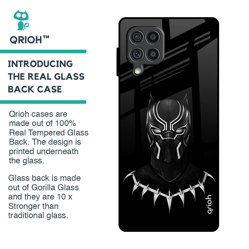 Dark Superhero Glass Case for Samsung Galaxy F62