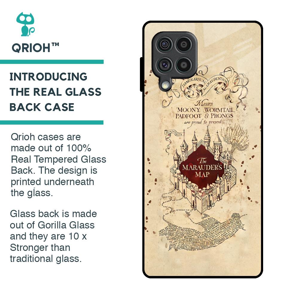 Magical Map Glass Case for Samsung Galaxy F62