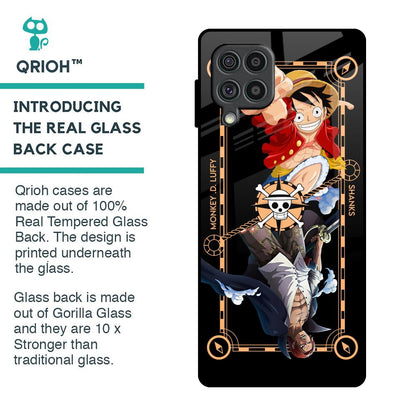 Shanks & Luffy Glass Case for Samsung Galaxy F62