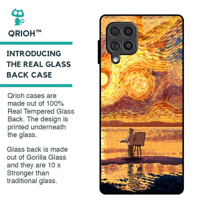 Sunset Vincent Glass Case for Samsung Galaxy F62