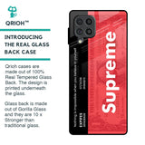 Supreme Ticket Glass Case for Samsung Galaxy F62