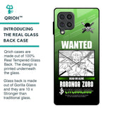 Zoro Wanted Glass Case for Samsung Galaxy F62