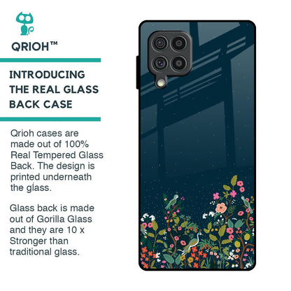 Small Garden Glass Case For Samsung Galaxy F62