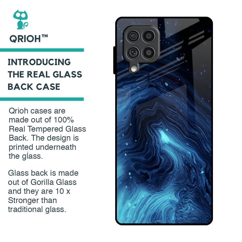Dazzling Ocean Gradient Glass Case For Samsung Galaxy F62