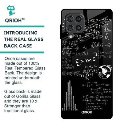 Funny Math Glass Case for Samsung Galaxy F62