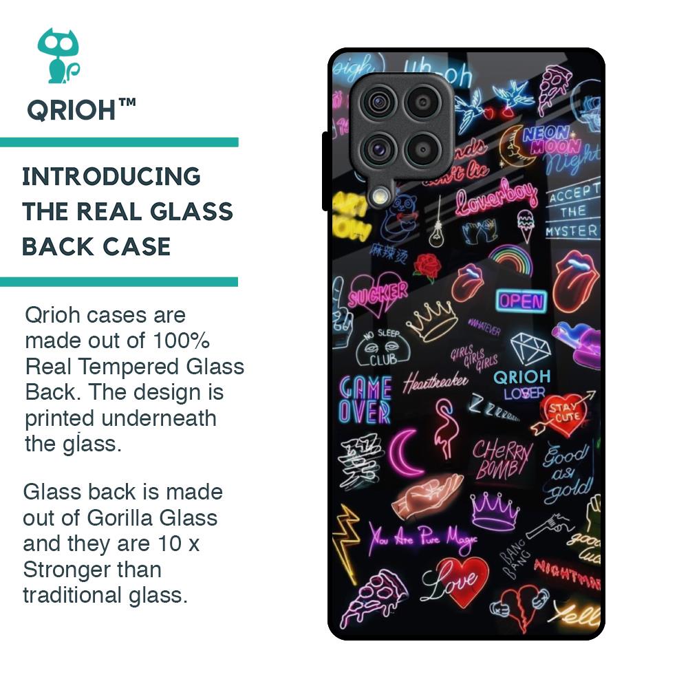 Accept The Mystery Glass Case for Samsung Galaxy F62