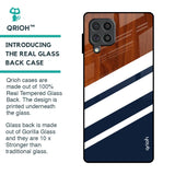 Bold Stripes Glass Case for Samsung Galaxy F62