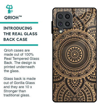 Luxury Mandala Glass Case for Samsung Galaxy F62