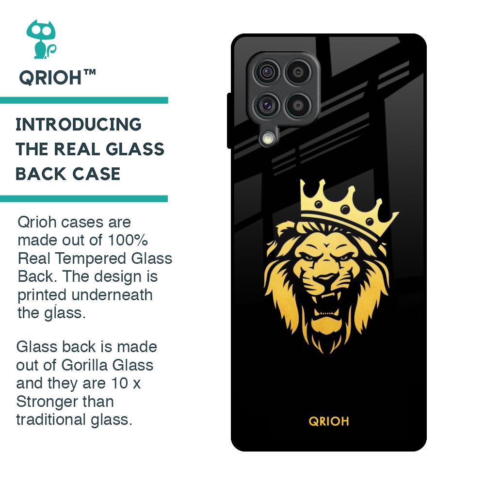 Lion The King Glass Case for Samsung Galaxy F62