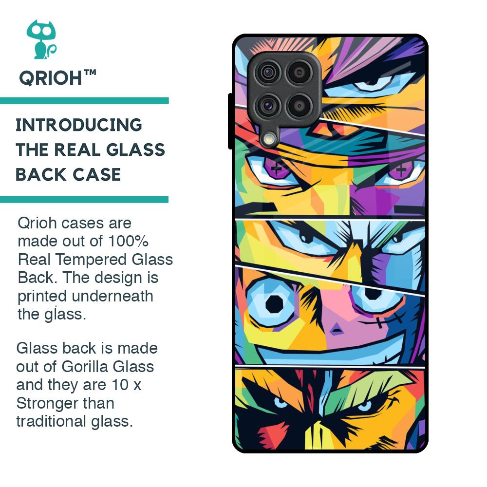 Anime Legends Glass Case for Samsung Galaxy F62