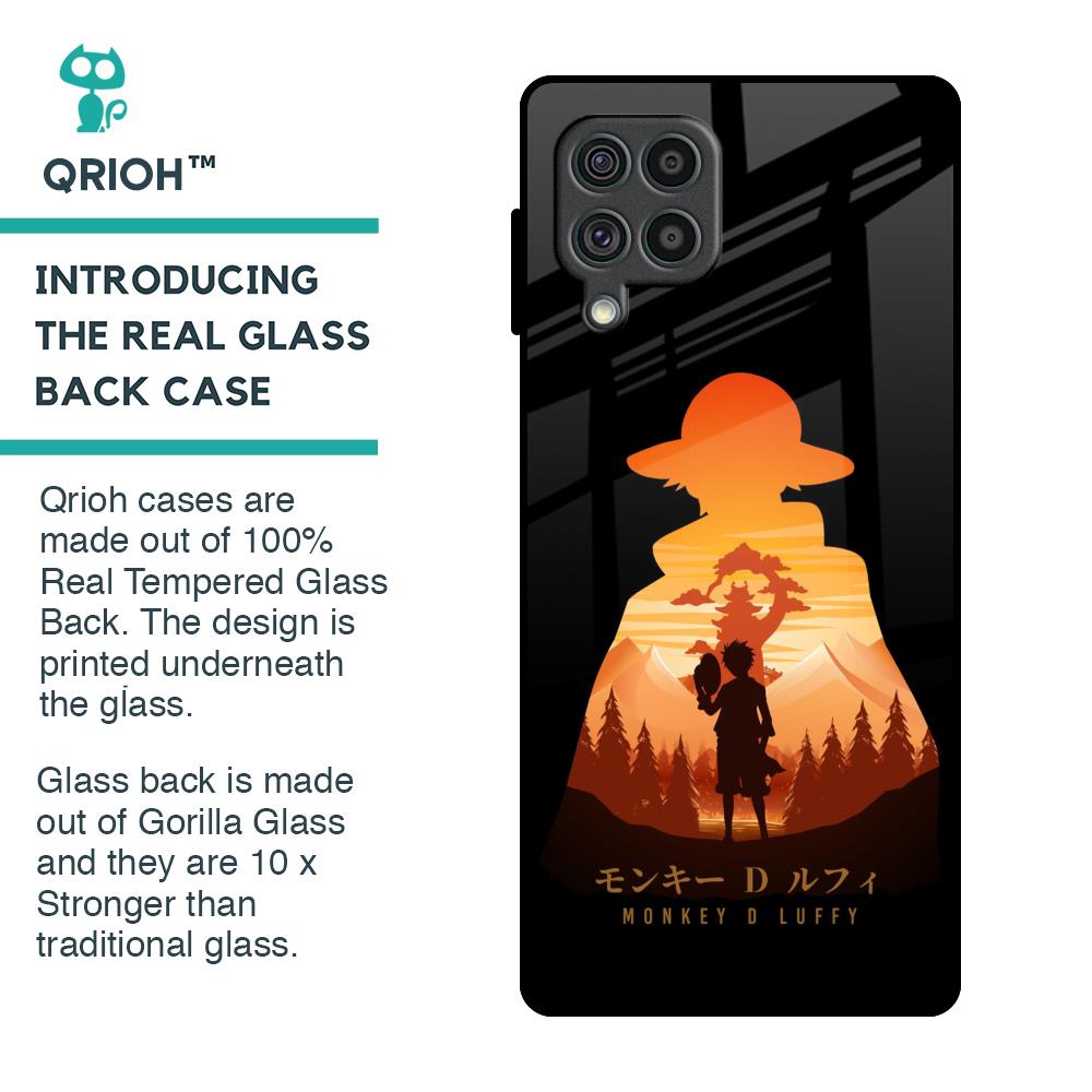 Luffy One Piece Glass Case for Samsung Galaxy F62