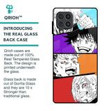 Anime Sketch Glass Case for Samsung Galaxy F62