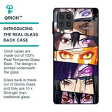 Anime Eyes Glass Case for Samsung Galaxy F62
