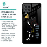 Luffy Line Art Glass Case for Samsung Galaxy F62