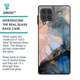 Marble Ink Abstract Glass Case for Samsung Galaxy F62