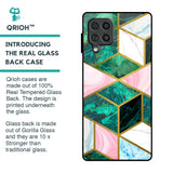 Seamless Green Marble Glass Case for Samsung Galaxy F62