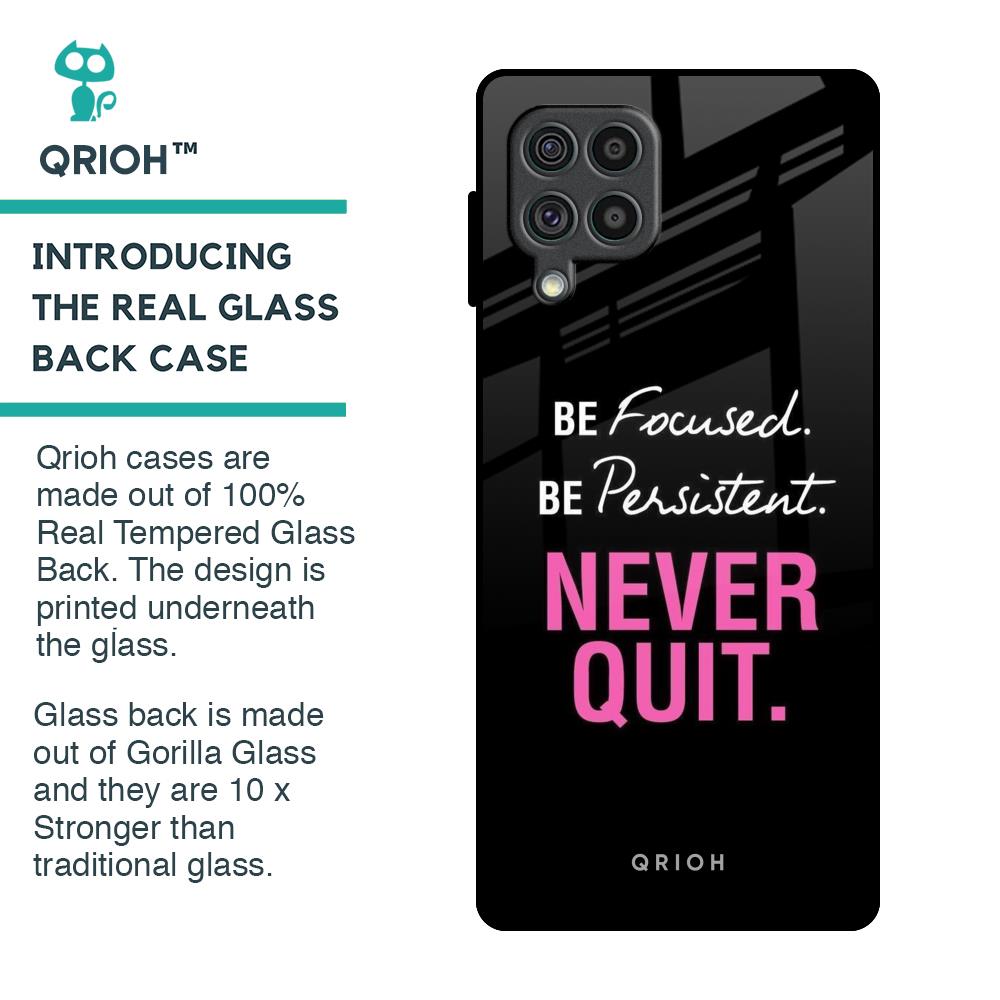 Be Focused Glass Case for Samsung Galaxy F62