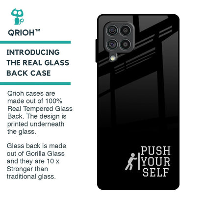 Push Your Self Glass Case for Samsung Galaxy F62
