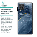 Deep Ocean Marble Glass Case for Samsung Galaxy F62
