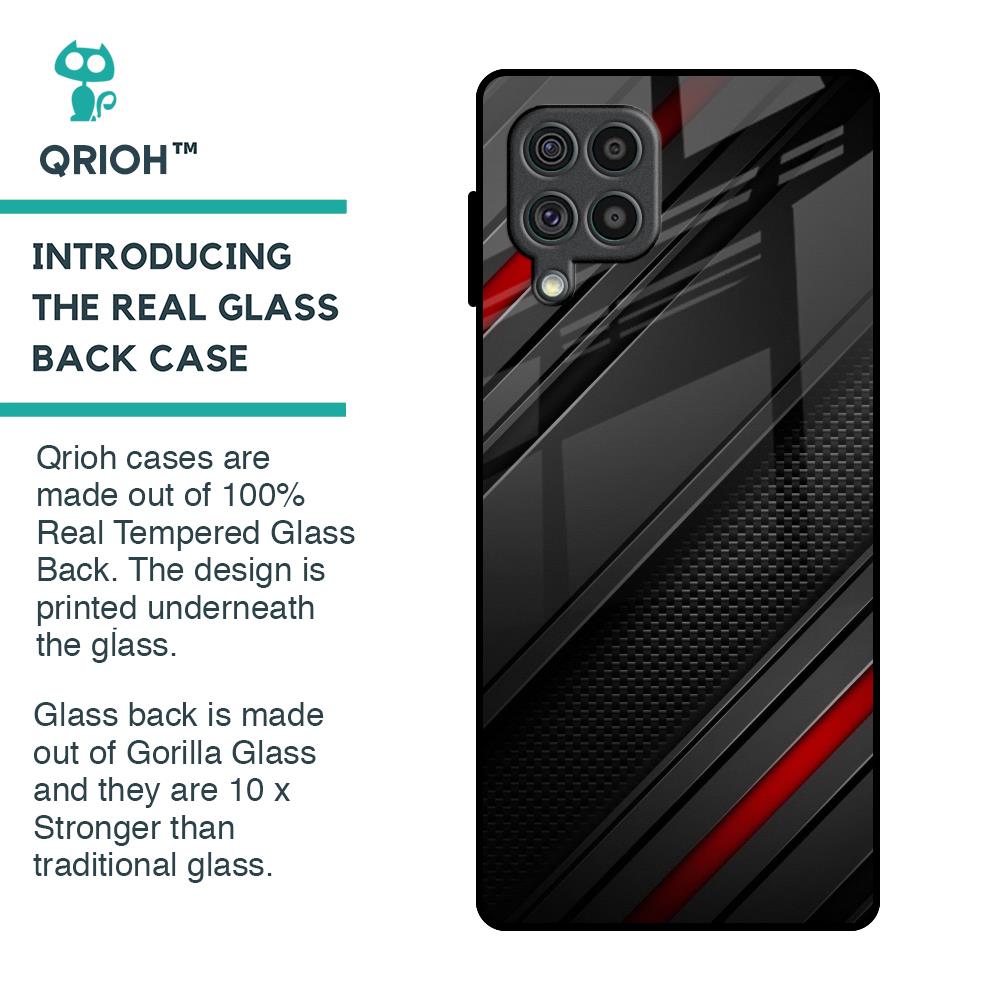 Modern Abstract Glass Case for Samsung Galaxy F62