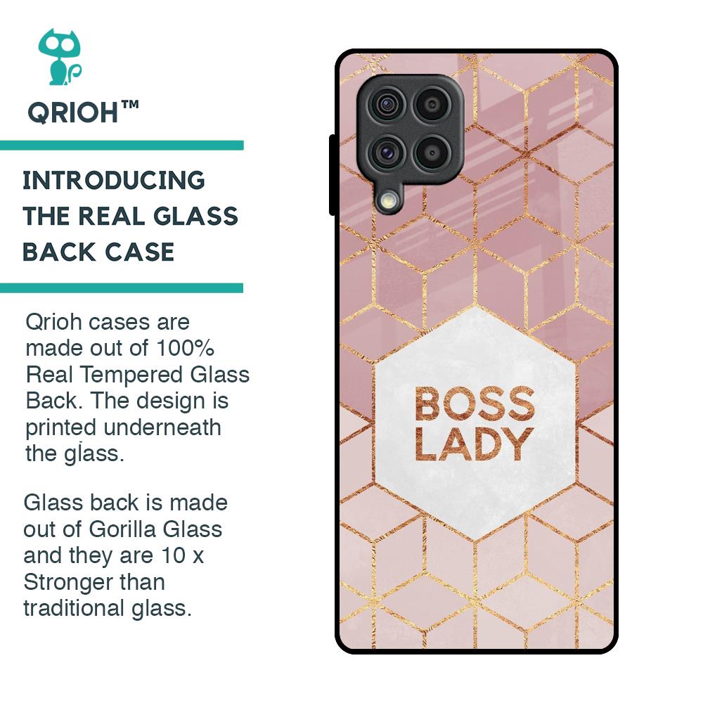 Boss Lady Glass Case for Samsung Galaxy F62