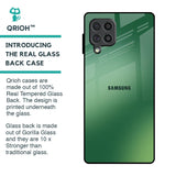 Green Grunge Texture Glass Case for Samsung Galaxy F62