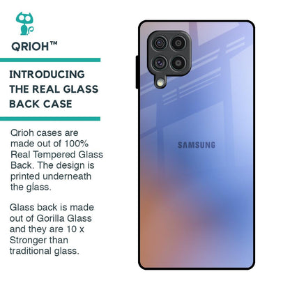 Blue Aura Glass Case for Samsung Galaxy F62