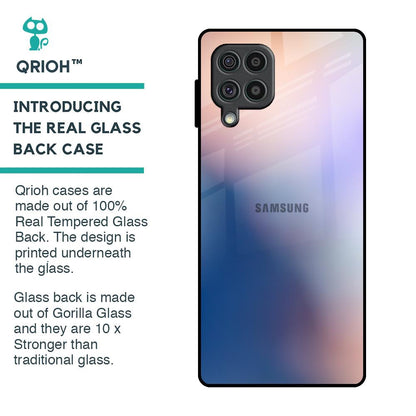 Blue Mauve Gradient Glass Case for Samsung Galaxy F62