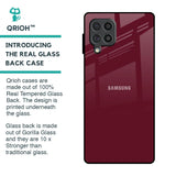 Classic Burgundy Glass Case for Samsung Galaxy F62