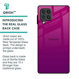 Magenta Gradient Glass Case For Samsung Galaxy F62