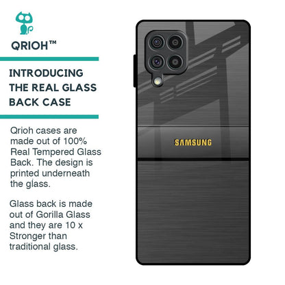 Grey Metallic Glass Case For Samsung Galaxy F62