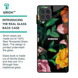 Flowers & Butterfly Glass Case for Samsung Galaxy F62