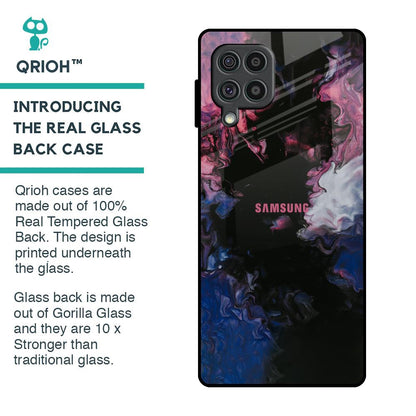 Smudge Brush Glass case for Samsung Galaxy F62