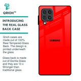 Blood Red Glass Case for Samsung Galaxy F62